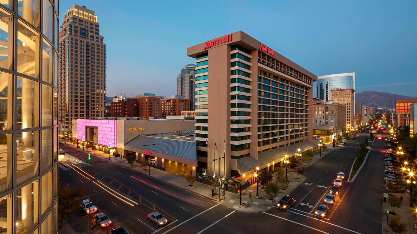 Salt Lake City Marriott Downtown at City Creek Exterior